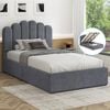 ALFORDSON Bed Frame Gas Lift Storage Base King Single