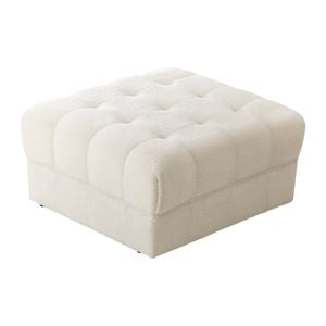 Oikiture 1 Seater Boucle Modular Ottoman
