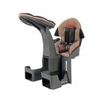 Kids front mounted Wee Ride Seat with 5 Point Safety strap system with enclosed and adjustable footrest.