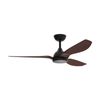 Fanforce Revo Smart DC Ceiling Fan Remote Control 52" Airflow Black/Walnut