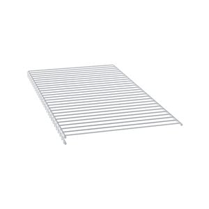 Flexi Storage Home Solutions 667 x 23 x 335mm White Double Slot Front Wire Shelf 'A'