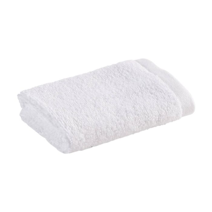 Christy Cirrus Face Washer Combed Cotton 450GSM Fast Drying White