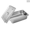SOGA 2X 1/1 GN Pan 15cm With Lid – Stainless Steel