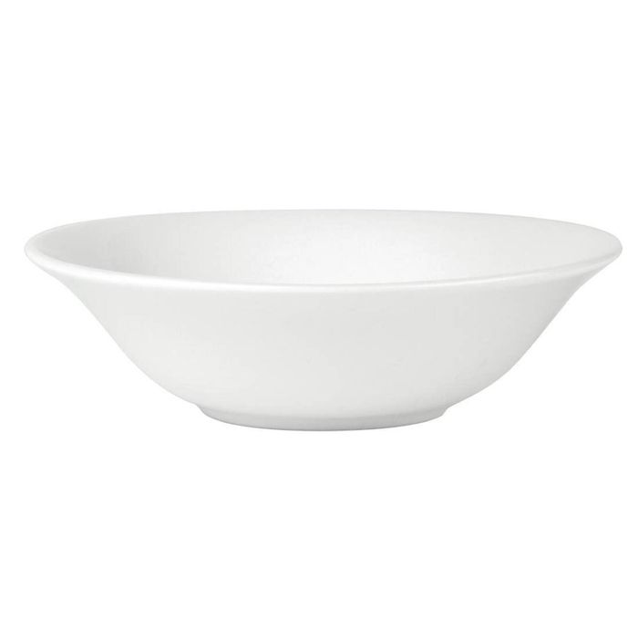 Olympia Athena Oatmeal Bowls White Porcelain Chip Resistant 153mm 12 Pack