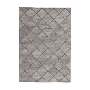 Colorscope shimmer diamonds contemporary indoor rug charcoal 200x300cm