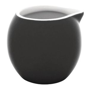 Olympia Cafe Milk Jug Handle Free Stoneware Charcoal 70ml Pack Of 6
