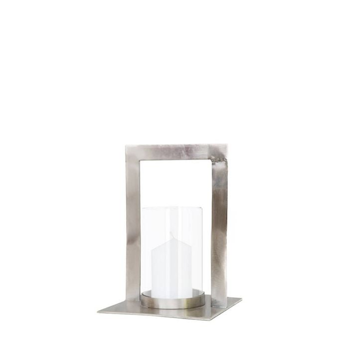 Ssh Collection Toren 26cm Tall Hurricane Lamp - Polished Nickel