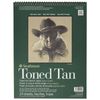 Strathmore 400 Series Toned Art/sketch Pad Tan Wire 11''x14'' 24 Sheets