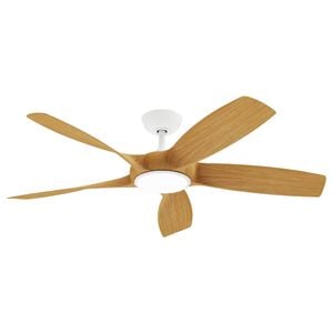 Aeroluke Vellora 54" Ceiling Fan With Remote Control & Led Light - Whisper-quiet