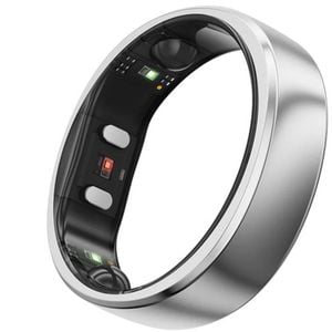 RingConn Gen 2 Air Smart Ring - Size 9 (Galaxy Silver)