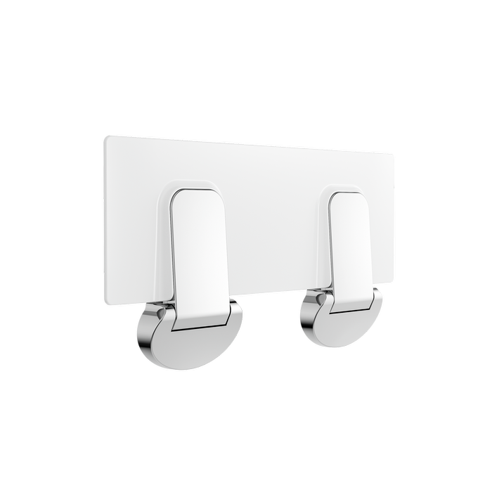 Nero Mecca Care Shower Seat Chrome