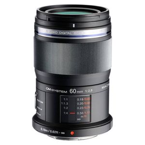 OM System 60mm f/2.8 Macro Lens - Black