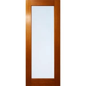 Woodcraft 2040 x 620 x 35mm Internal Door 1Lite Laminated Frosted Glass