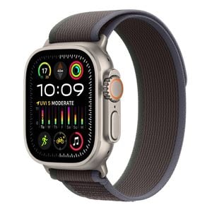 Apple Watch Ultra 2 49mm GPS + Cellular Titanium Case w/ Blue/Black Trail Loop (M/L)