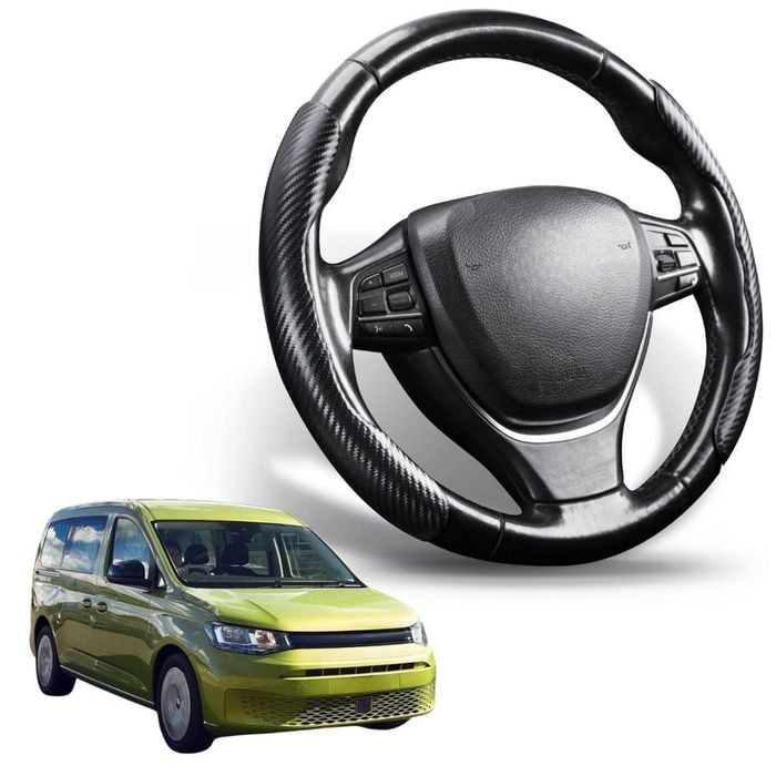 Segmented Steering Wheel Cover for VolksWagen Caddy 2021 - Current Front Only
