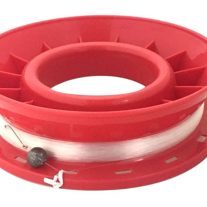 Jarvis Walker 6 Inch Rigged Hand Caster Pre-Rigged with 100m of 12lb Mono Line