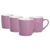 Argon Tableware Coloured Coffee Mugs - 350ml - Pack of 4