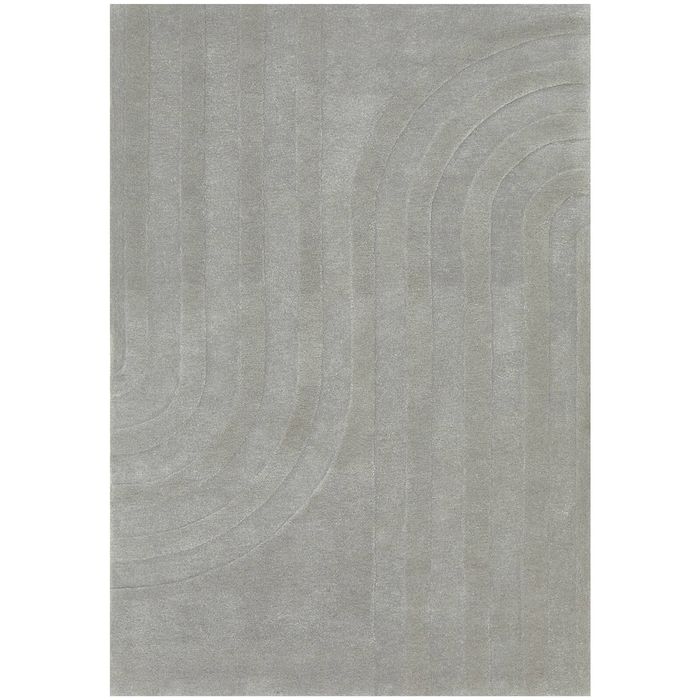 The Rug Connection Issey Trail Light Grey 225x155cm - Medium Hand Tufted Indoor Floor Rug