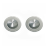 Delf 50mm Stainless Steel Round Flush Pull - 2 Pack