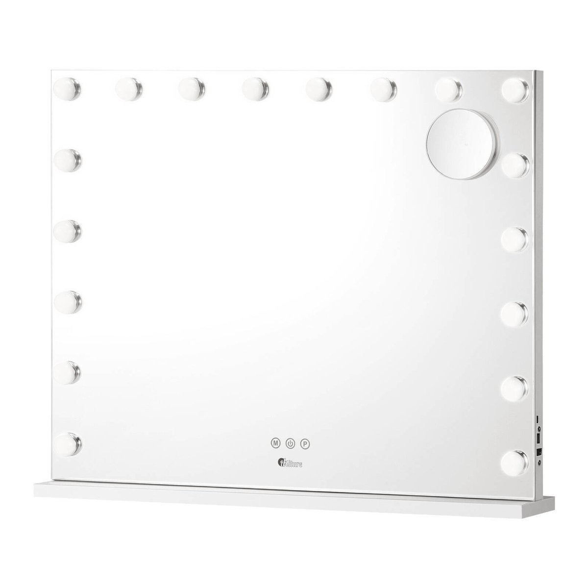 Oikiture Make Up LED Hollywood Makeup Mirror 18 Bulbs 80x62cm