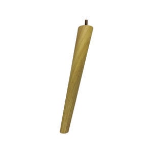 Adoored 53-30x360mm Round Raw Angled Tapered Wooden Leg