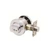Lockwood Chrome Plate Paradigm 005 Round Rose Double Cylinder Deadbolt
