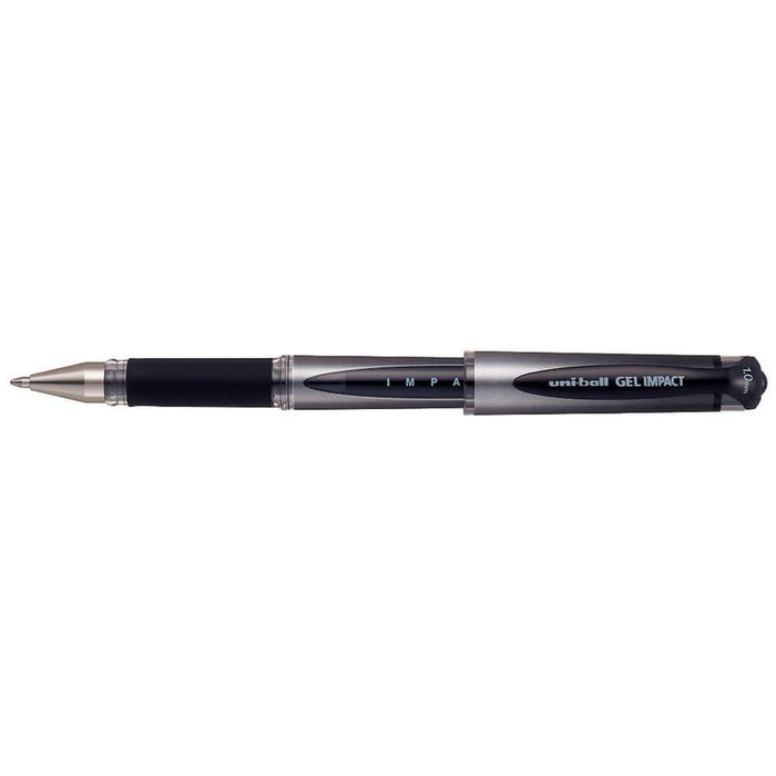 Uni Signo Gel Impact Broad Rollerball Pen (Box of 12) (Black)