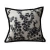 SOGA Black White Wide Border Throw Pillow 45cm
