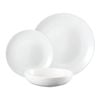 Superior Collection Coupe Dinner Set 12 Piece White Alex Liddy