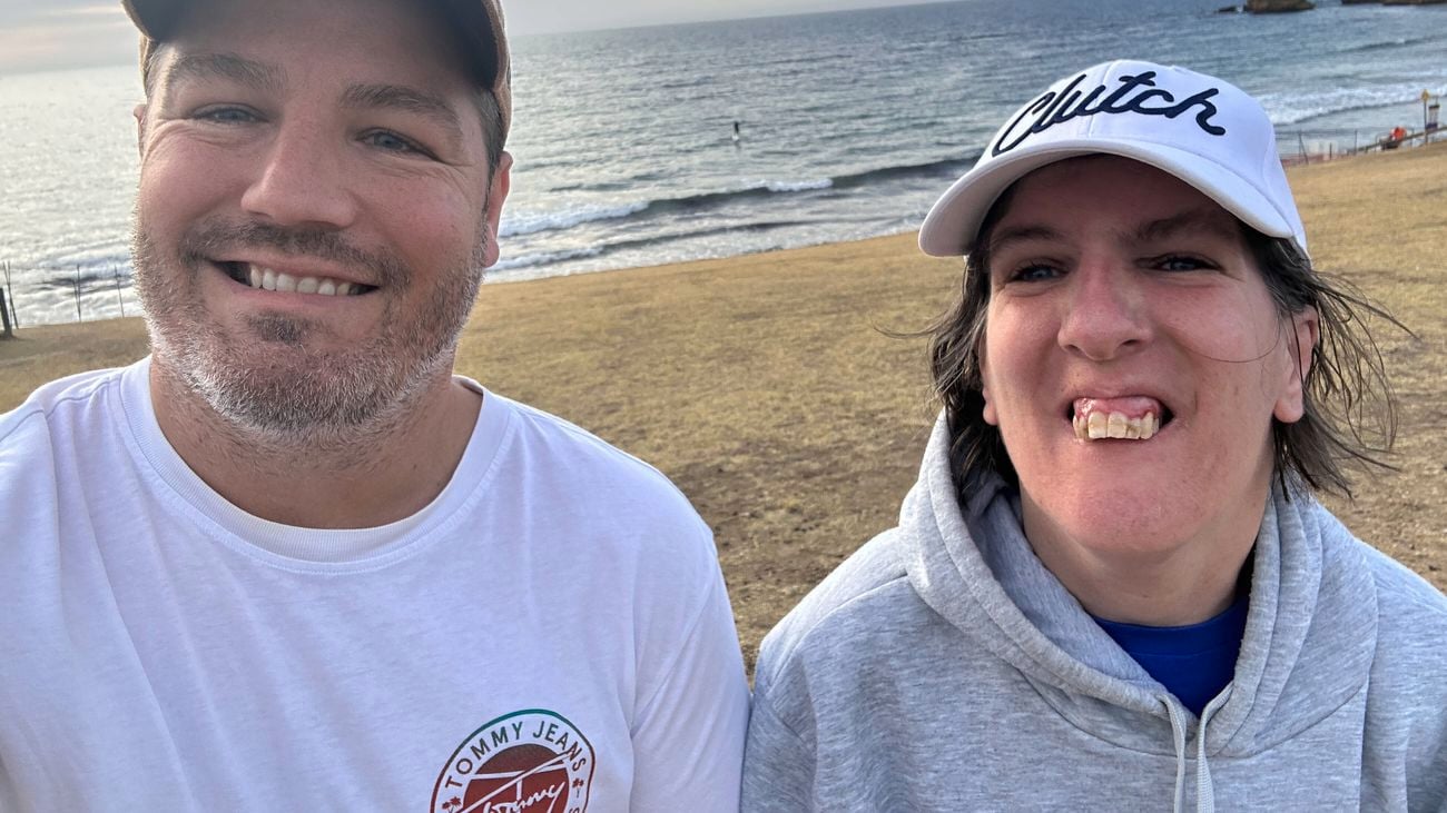 Jarrad Hills, founder of Ability Homes Australia and his sister Sarah.