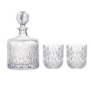 Davis & Waddell Fine Foods Deluxe Decanter And Dof Set - Kbdta5612-clear