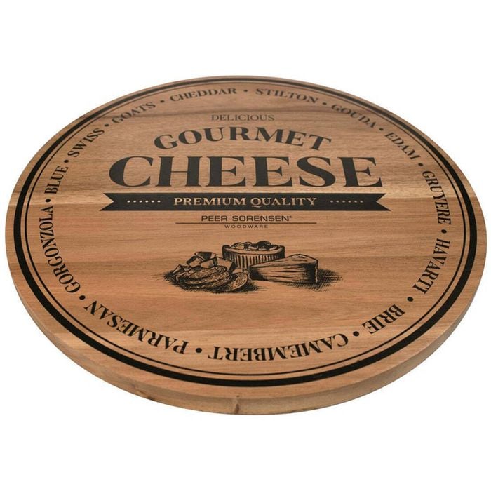 Peer Sorensen Acacia Wood 40cm Round Food/Cheese Cutting/Serving Board Natural