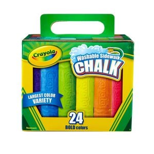 Crayola Washable Sidewalk Chalk - 24 Pack