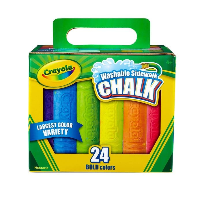 Crayola Washable Sidewalk Chalk - 24 Pack