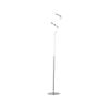 Lexi Lighting Chipper LED Floor Lamp - Chrome 145 cm