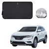 Front Windscreen Sun Shade for Renault KOLEOS 2016 - Current (HC) - Standard 150 x 85 cm - Black