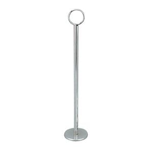 Ken Hands Table Number Stand Classik Chef Chrome 300mm Restaurant Menu Holder