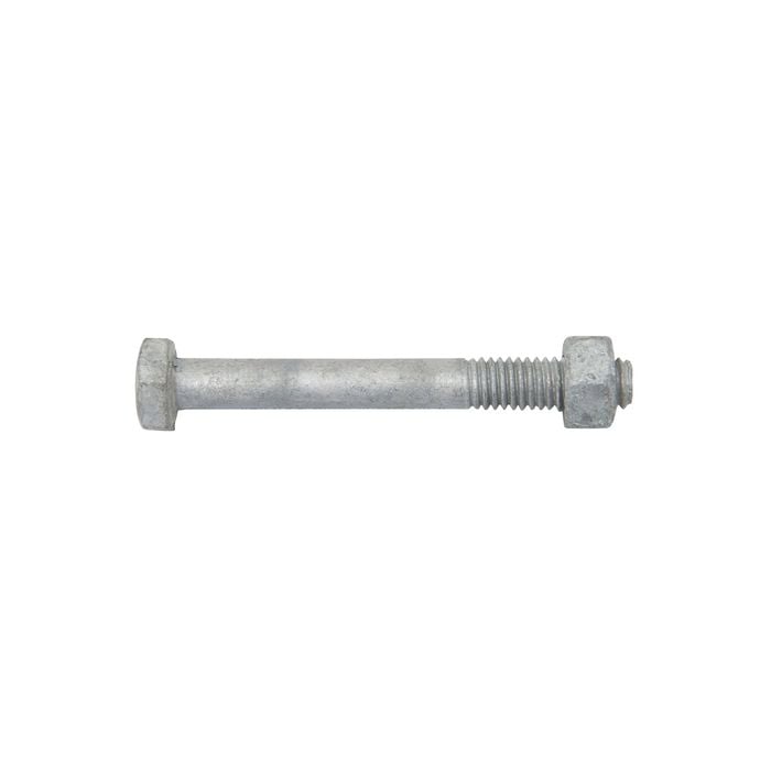 Zenith M8 x 25mm Galvanised Hex Head Bolt And Nut