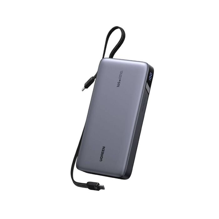 Ugreen 25000mah 165w Power Bank With Dual Usb C Cables And Fast Charging