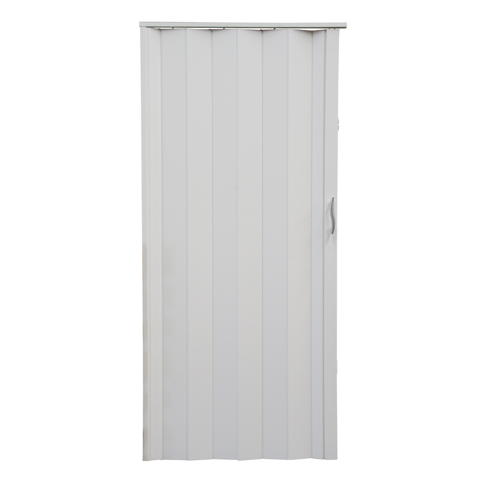 Pillar 82 x 203cm White Monaco PVC Concertina Door