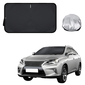 Front Windscreen Sun Shade for Lexus RX 2009 - 2015 10R, 15R - Standard 150 x 85 cm - Black