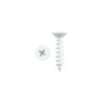 Pinnacle 3.5 x 16mm White Countersunk Timber Screw - 45 Pack