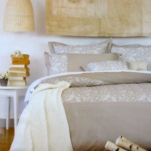 Ardor 225TC Cotton Rich Paisley Stone Quilt Cover Set Queen