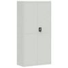 vidaXL File Cabinet Light Grey 90x40x180 cm