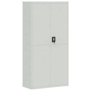vidaXL File Cabinet Light Grey 90x40x180 cm