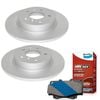Bendix Rear Brake Pads + Rotors for Nissan Qashqai J11 FWD