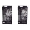 2x 3pc Harrows Black Arrow Soft Tip Dart Flights Shafts w/Case Sports Accessory