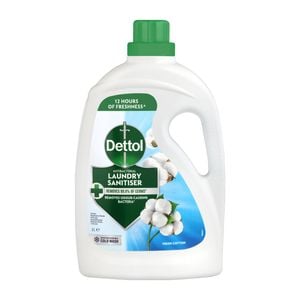 Dettol 2L Laundry Sanitiser Fresh Cotton 