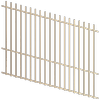 ProtectorAl 1201 - 2400 x 1800mm Primrose Raked Up to 15º Batten Pool Fence Panel