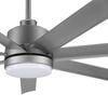 Eglo Tourbillion Fan Light 18w Led Tri-col Titanium